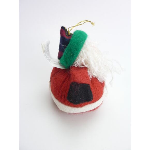 Vintage Rolly Polly Plush Santa Christmas Ornament Tree - Picture 2 of 4